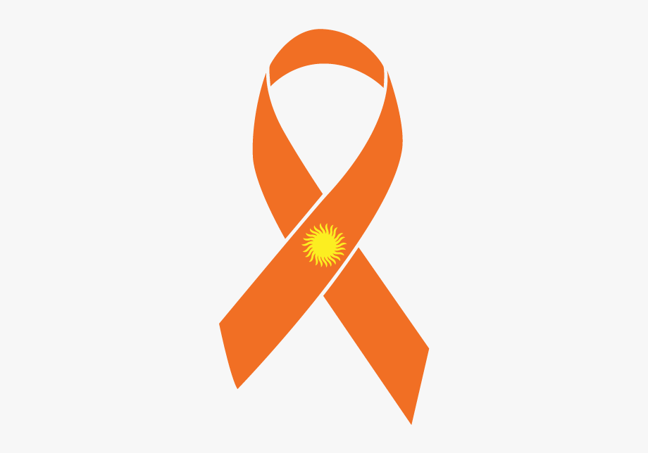 melanoma awareness ribbon