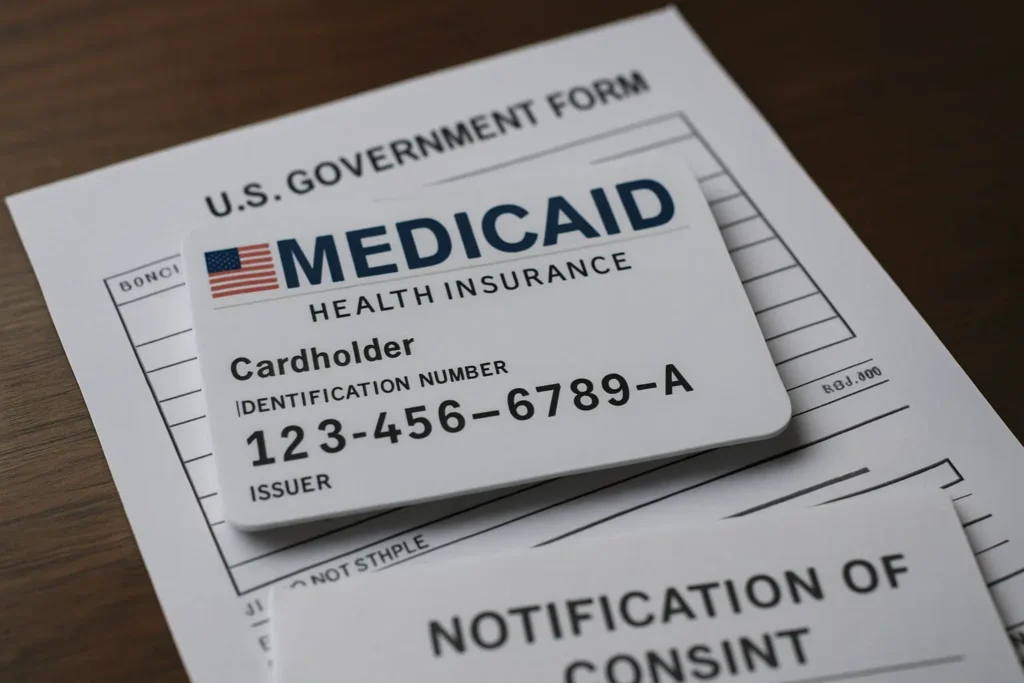medicaid health insurance card
